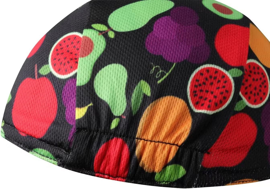 Funny Cycling Cap - Polyester Cycling Hat-Under Helmet - Cycling Helmet Liner Breathable&Sweat Uptake
