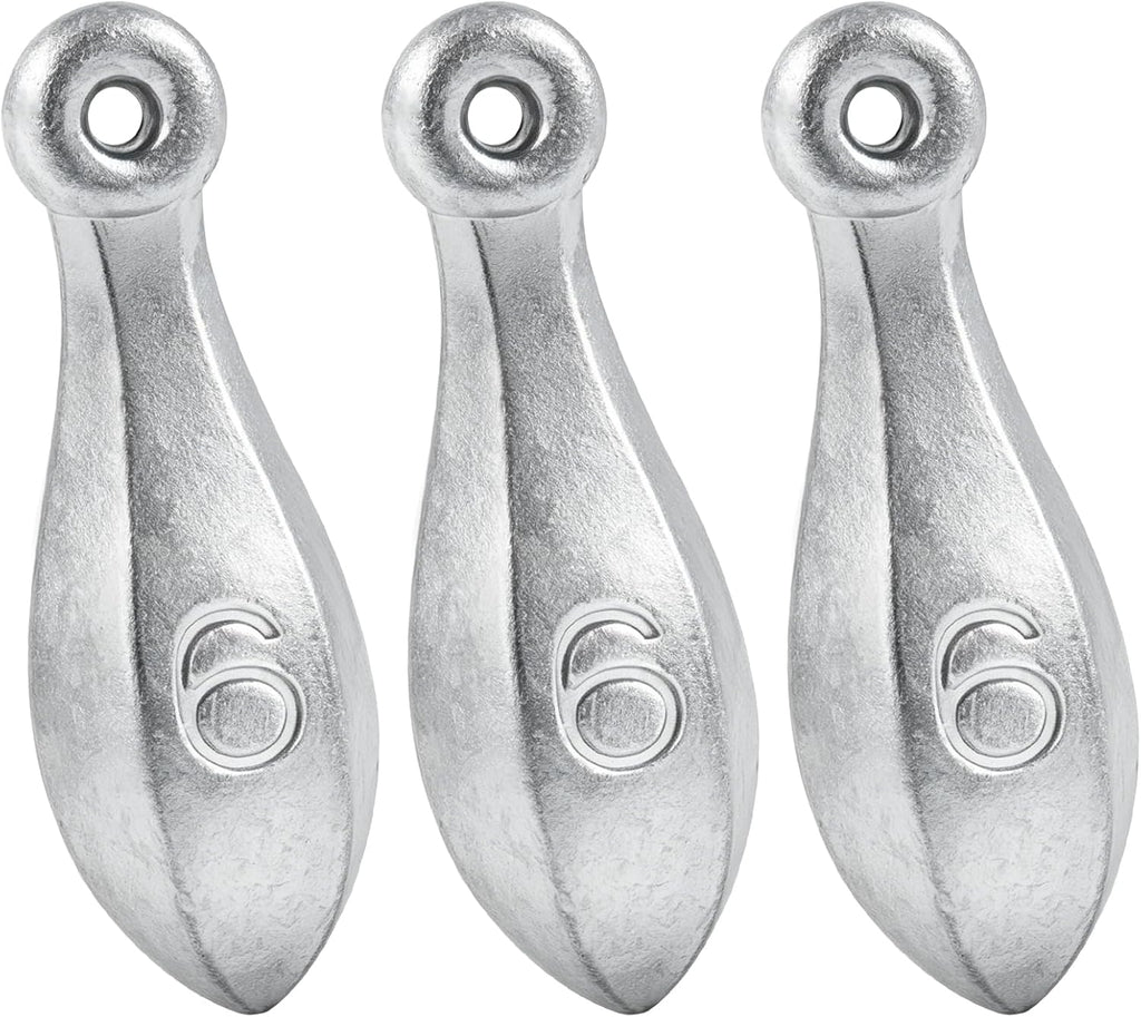 Dr.Fish Bank Sinkers Fishing Weights, Fresh & Saltwater Lead Weights