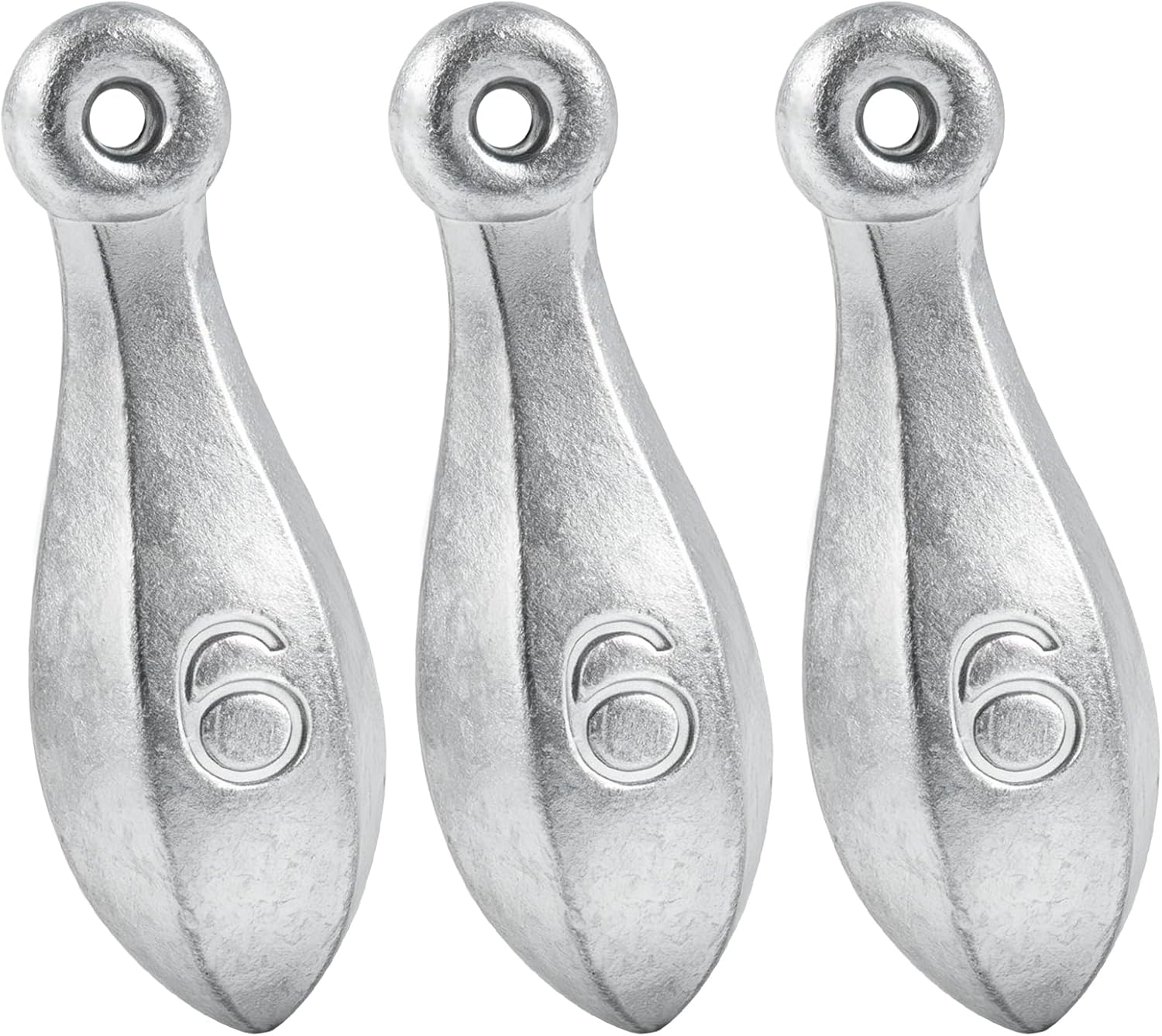 Dr.Fish Bank Sinkers Fishing Weights, Fresh & Saltwater Lead Weights