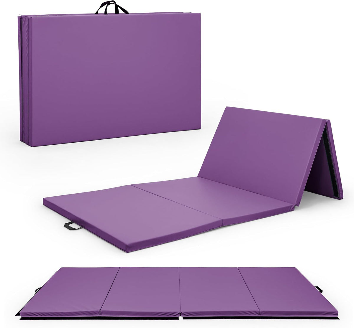 CAP Barbell All Purpose Folding Anti Tear Exercise Training Aerobic Fitness Gym & Gymnastics Balance Mat |2" Thick - Multiple Sizes and Colors
