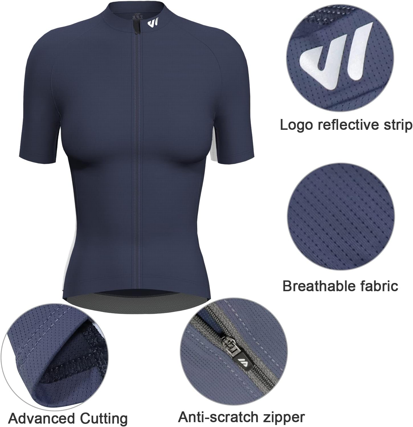 Wulibike Cycling Jersey Women Long Sleeve,Bike Shirts for Women Biking Tops Breathable Cycle Jerseys with 4 Pockets