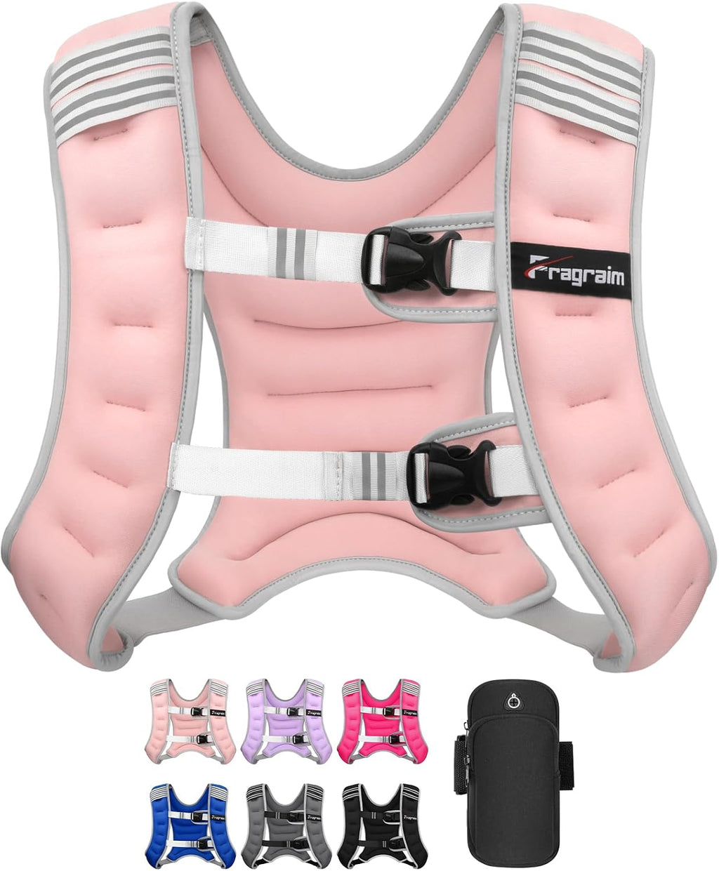 Weighted Vest for Women Men - 8lb/10lb/12lb/16lb/20lb Weight Vest