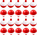 Fishing Bobbers Hard ABS Push Button Round Buoy Floats Snap-on Bobbers