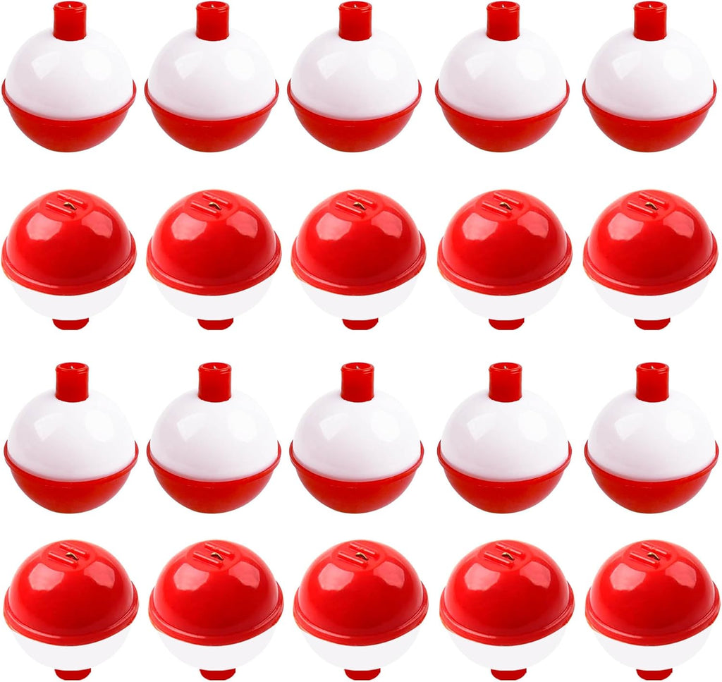 Fishing Bobbers Hard ABS Push Button Round Buoy Floats Snap-on Bobbers