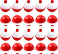 Fishing Bobbers Hard ABS Push Button Round Buoy Floats Snap-on Bobbers