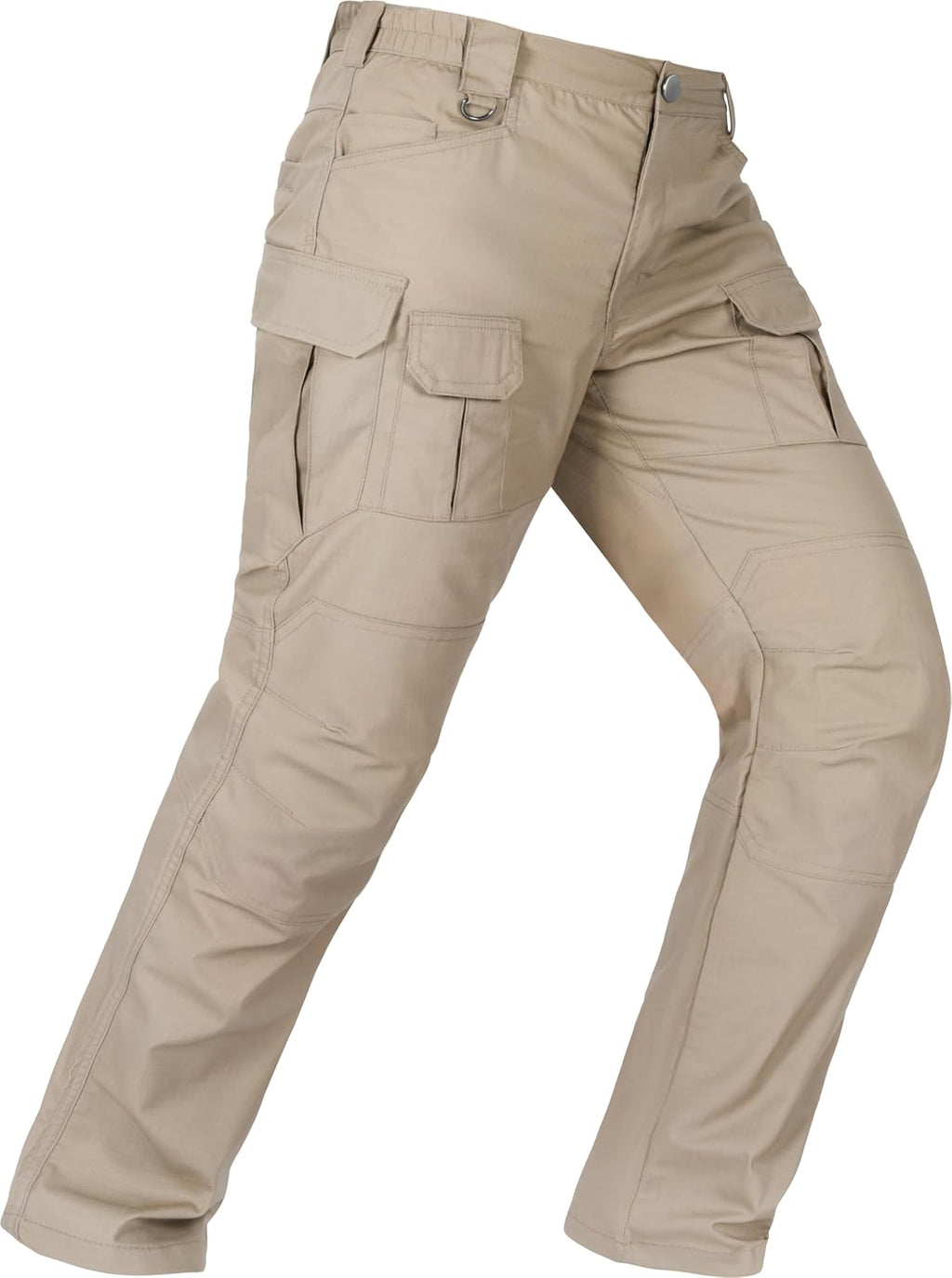 Men's Tactical Pants Water Resistant Stretch Cargo Ripstop Pants Lightweight Breathable Outdoor Work Hiking Pants