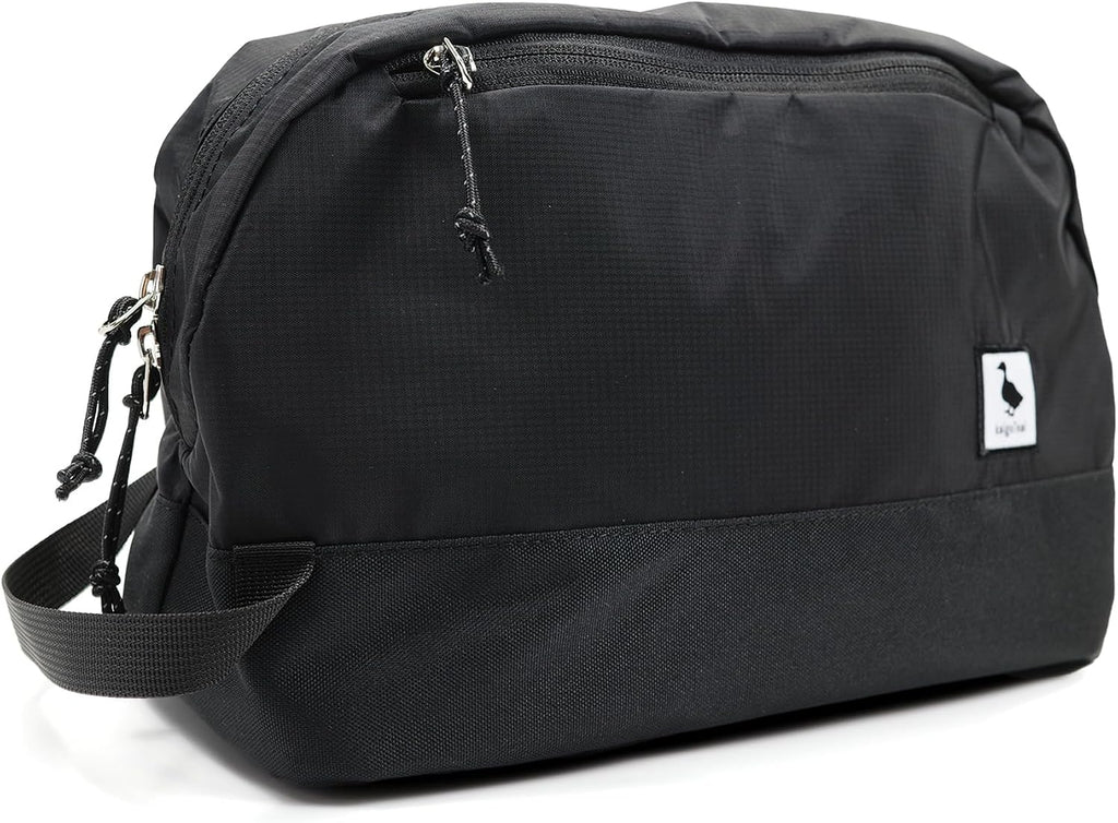 Travel Toiletry Bag 8L, Large Packing Cube with Waterproof TPU Wet/Dry Compartment