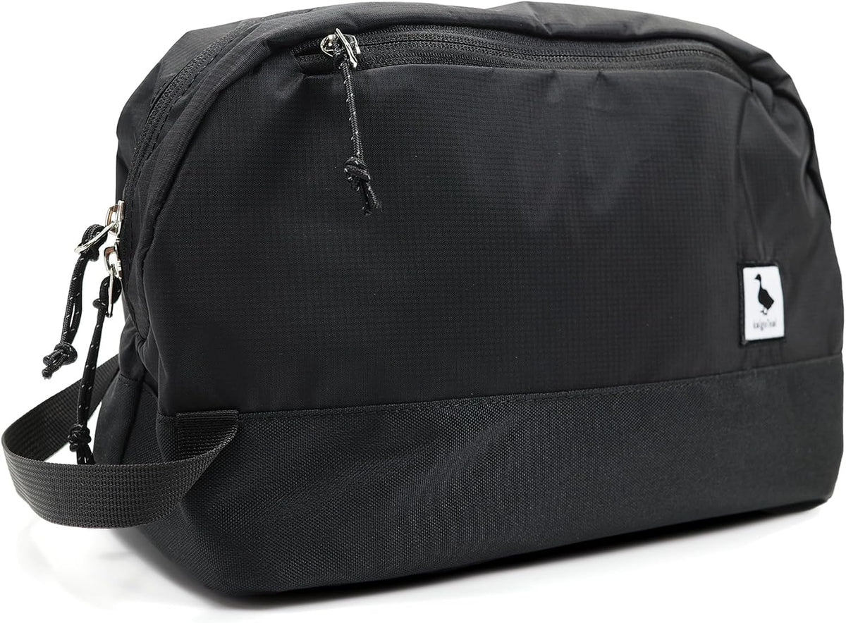 Travel Toiletry Bag 8L, Large Packing Cube with Waterproof TPU Wet/Dry Compartment
