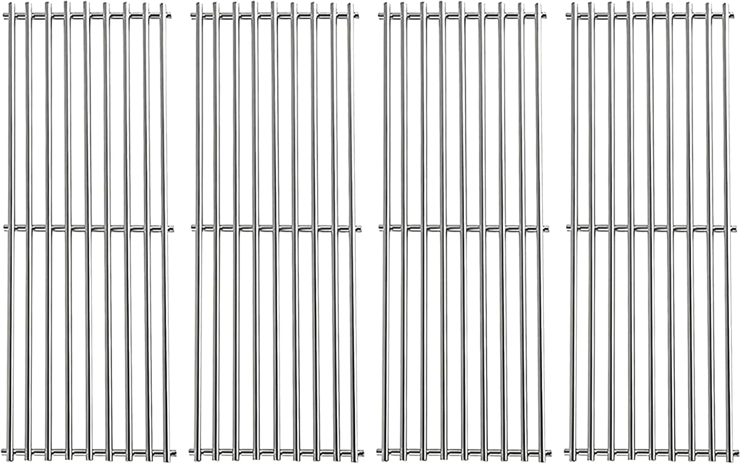 17-3/8" Stainless Steel Grates for Broil King Baron 320, 340, 420, 440, 490 Huntington 2122-64 2122-67 6020-54 6020-57 6020-64 Broil-Mate 7020-54 7020-64 7120-64 Sterling Gas Grill