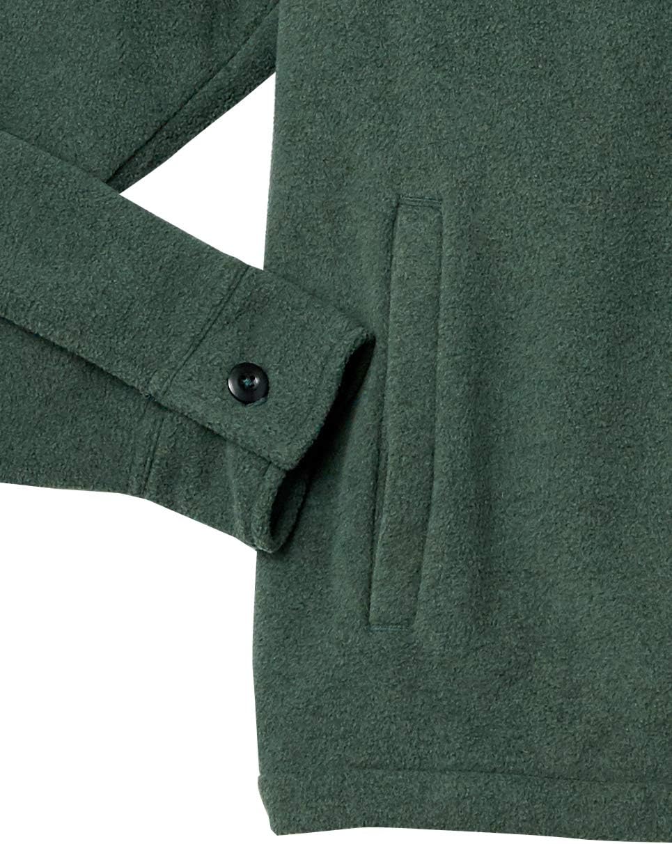 Amazon Essentials Men's Long-Sleeve Polar Fleece Shirt Jacket for Winter, Jackets