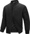33,000ft Men's Bomber Jacket Lightweight Zip Up Waterproof Windbreaker