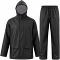 Rain Suit For Men & Women Waterproof Heavy Duty Rain Gear Reflective Jacket for Fishing Outdoor Work Raincoats