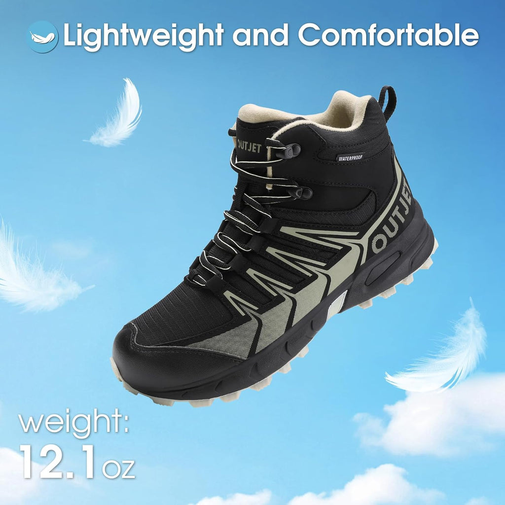 Women's Lightweight Waterproof Hiking Boots Mid Ankle