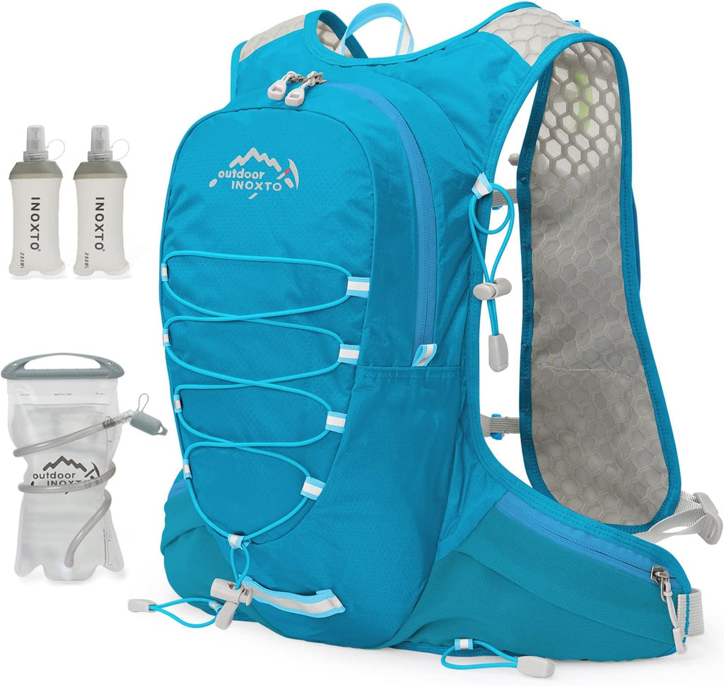 IX INOXTO Running Hydration Vest for Men Women Water Backpack for Running 3L Running Hydration Pack for Trail Running Marathon Race Hiking