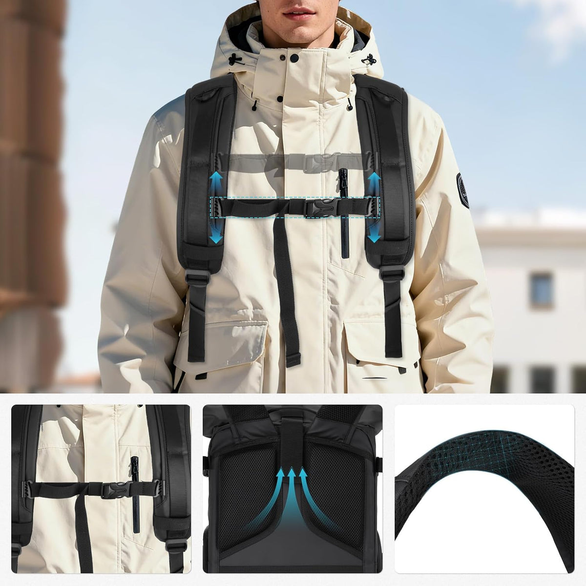 MOSISO Camera Backpack,DSLR/SLR/Mirrorless Camera Bag Photography Backpack