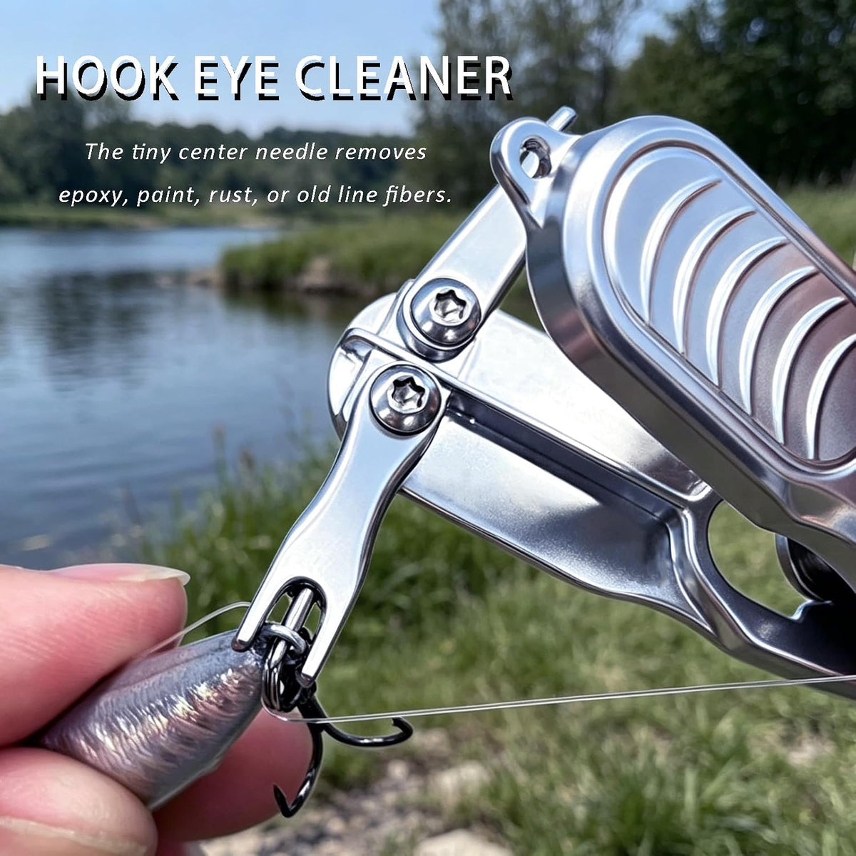 Mini Fishing Pliers, Pocket Tool with Braid Cutter & Coiled Lanyard