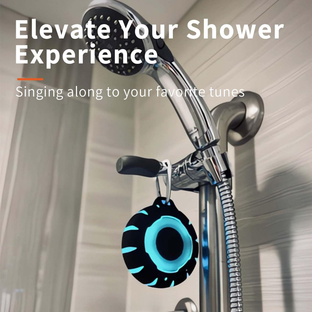 HEYSONG Bluetooth Shower Speaker + Waterproof Beach Bag – Rugged & Ready for Any Adventure