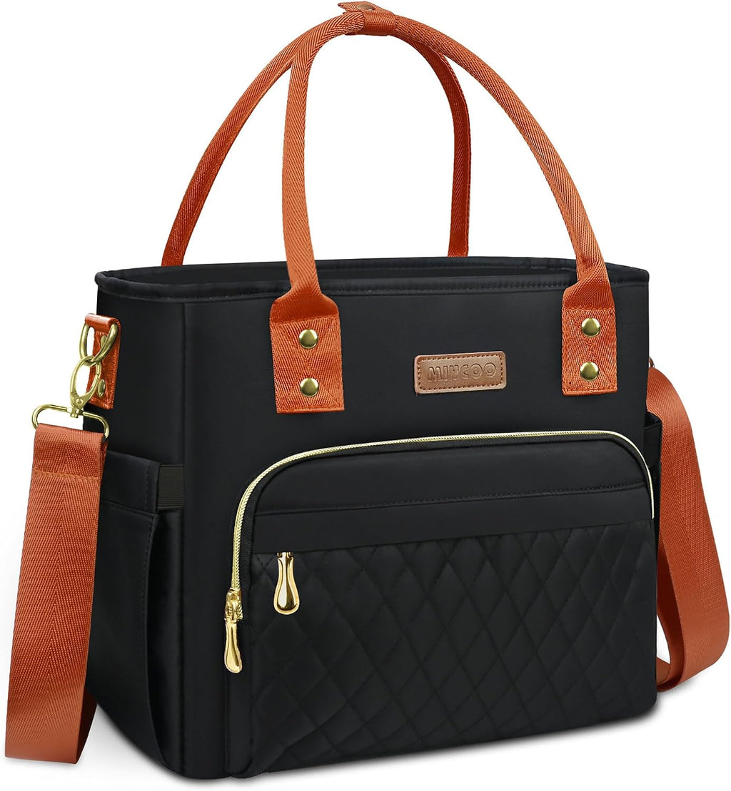 MIYCOO Insulated Lunch Bag Women, Large Tote Lunch Box for Work, 18L
