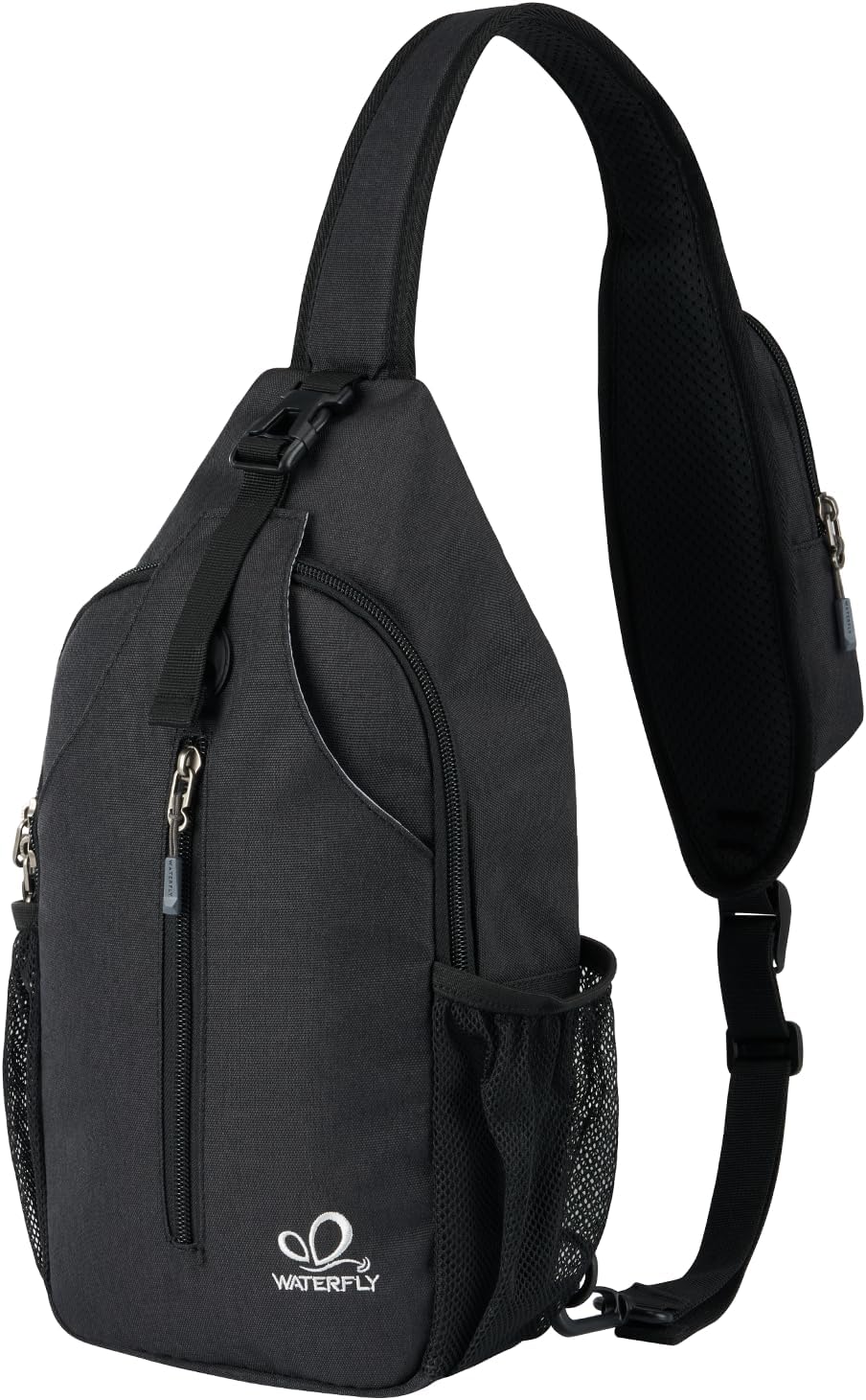 WATERFLY Crossbody Sling Backpack Sling Bag Travel Hiking Daypack
