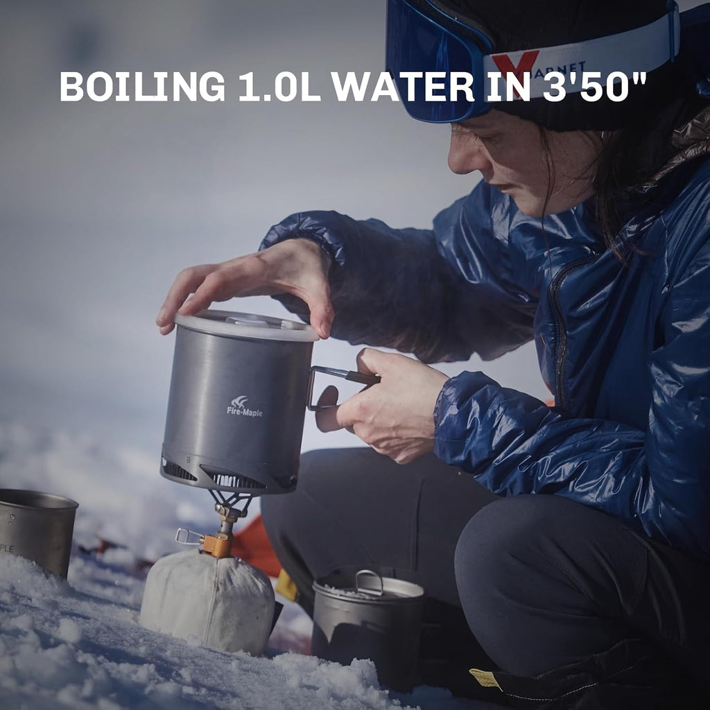 Fire-Maple FMS-300T Portable Camping Stove Ultra Light Titanium Gas Stove
