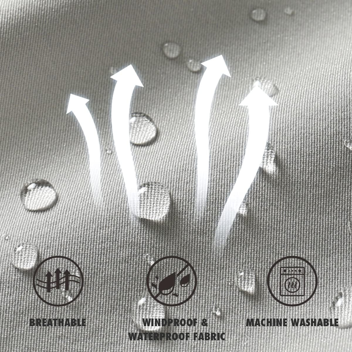 Mens Lightweight Windbreaker Jacket Waterproof Rain Jacket with Hood Soft Shell Jacket