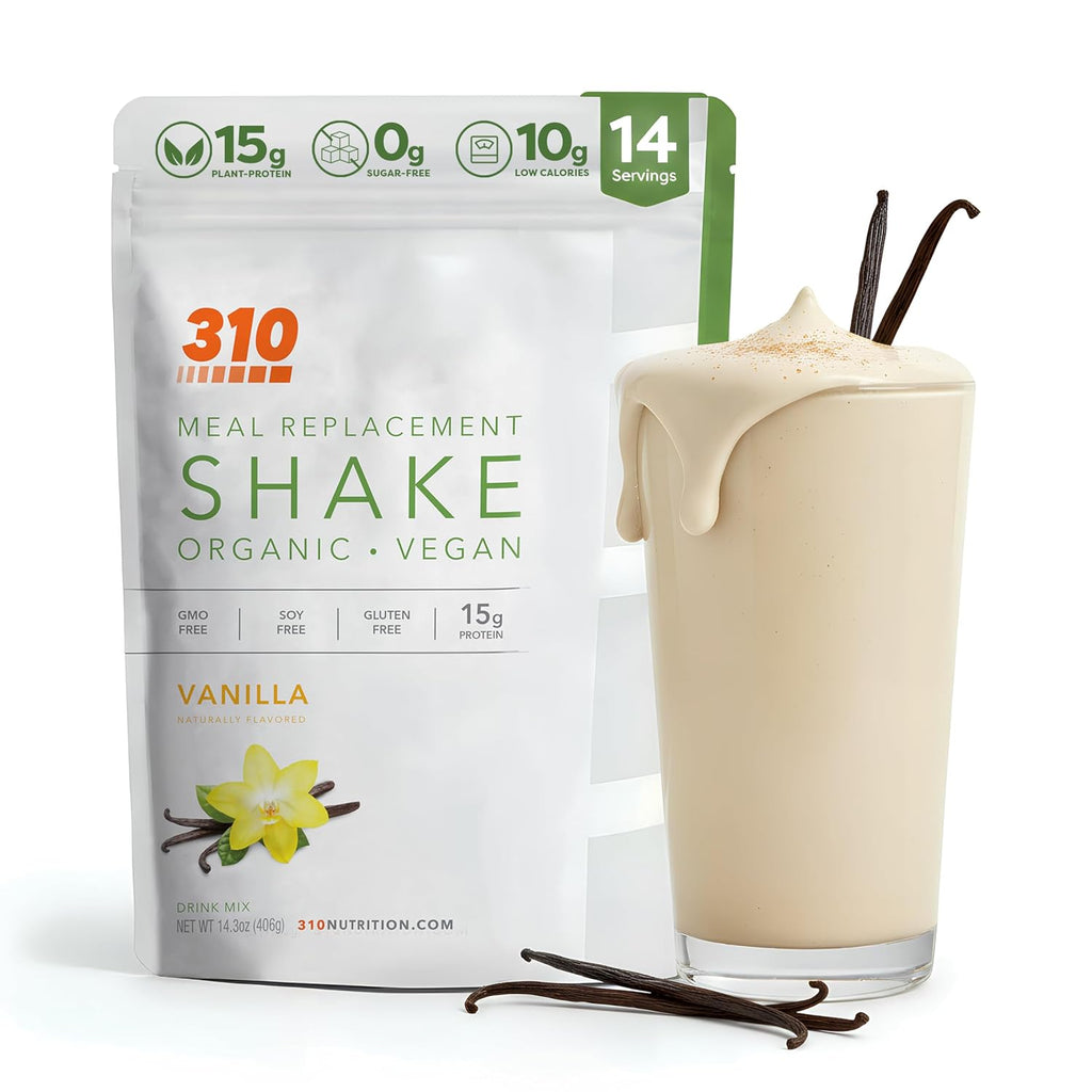 310 Nutrition Organic All-In-One Meal Replacement Shake Powder - Vanilla