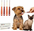 CGO 360° Silicone Pet Toothbrush for Small Dogs & Cats, 4-Pack