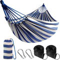 ANYOO Cotton Camping Hammock Portable with Tree Straps Holds 660lbs