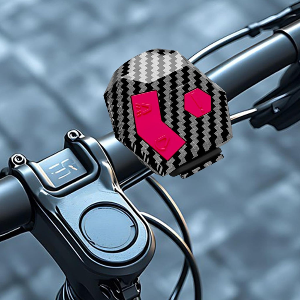 Electric Bike Bell,Bicycle Horn Easy Installation Warning Horn Theftproof Alarm for Night Cycling Accessories