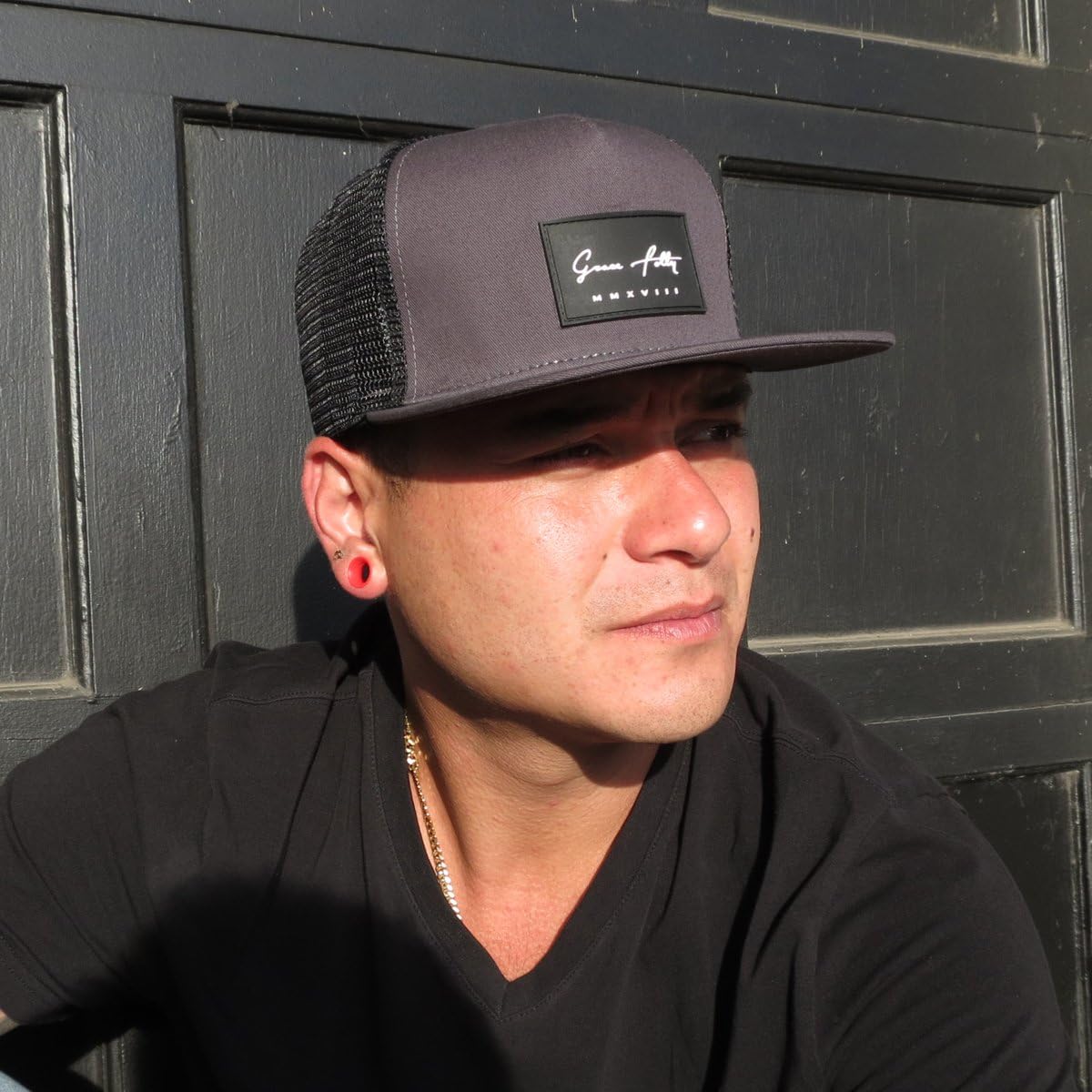 Grace Folly Trucker Hat for Men & Women. Snapback Mesh Caps