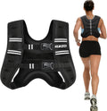 Weighted Vest Woman 6/8/12/16/20/25/30lb Weight Vest for Women Men Body Weight Vests for Walking Strength Training Running Workout Jogging Fitness