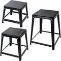 Plyometric Boxes Steel Plyo Box Fitness Exercise Jump Box For Home Gym Plyometric Jumping Exercises