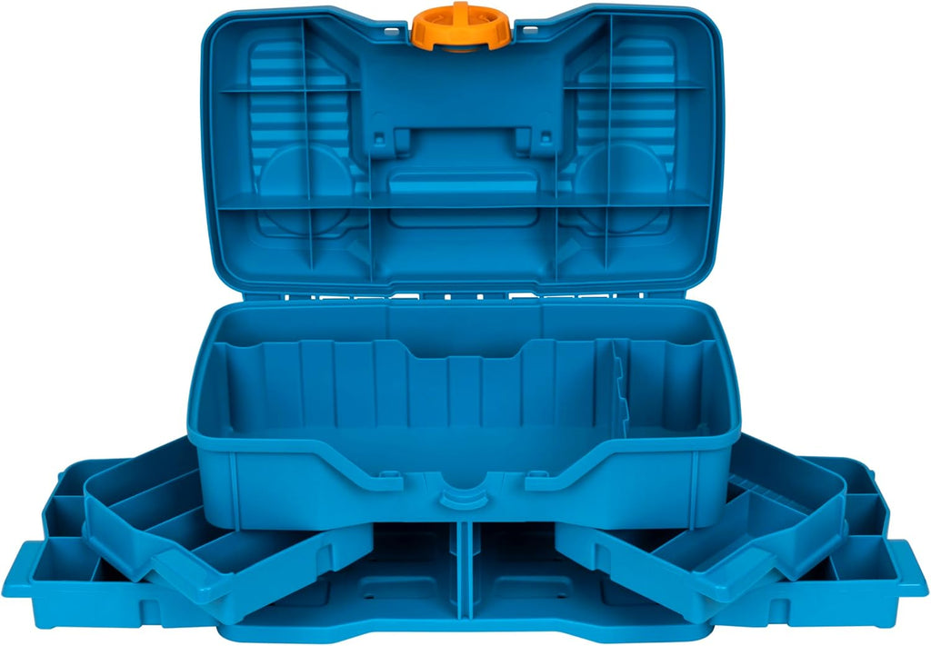 Flambeau Outdoors NextGen 4/0 M Tackle Box 4 Pivot Trays 23 Slots, Blue