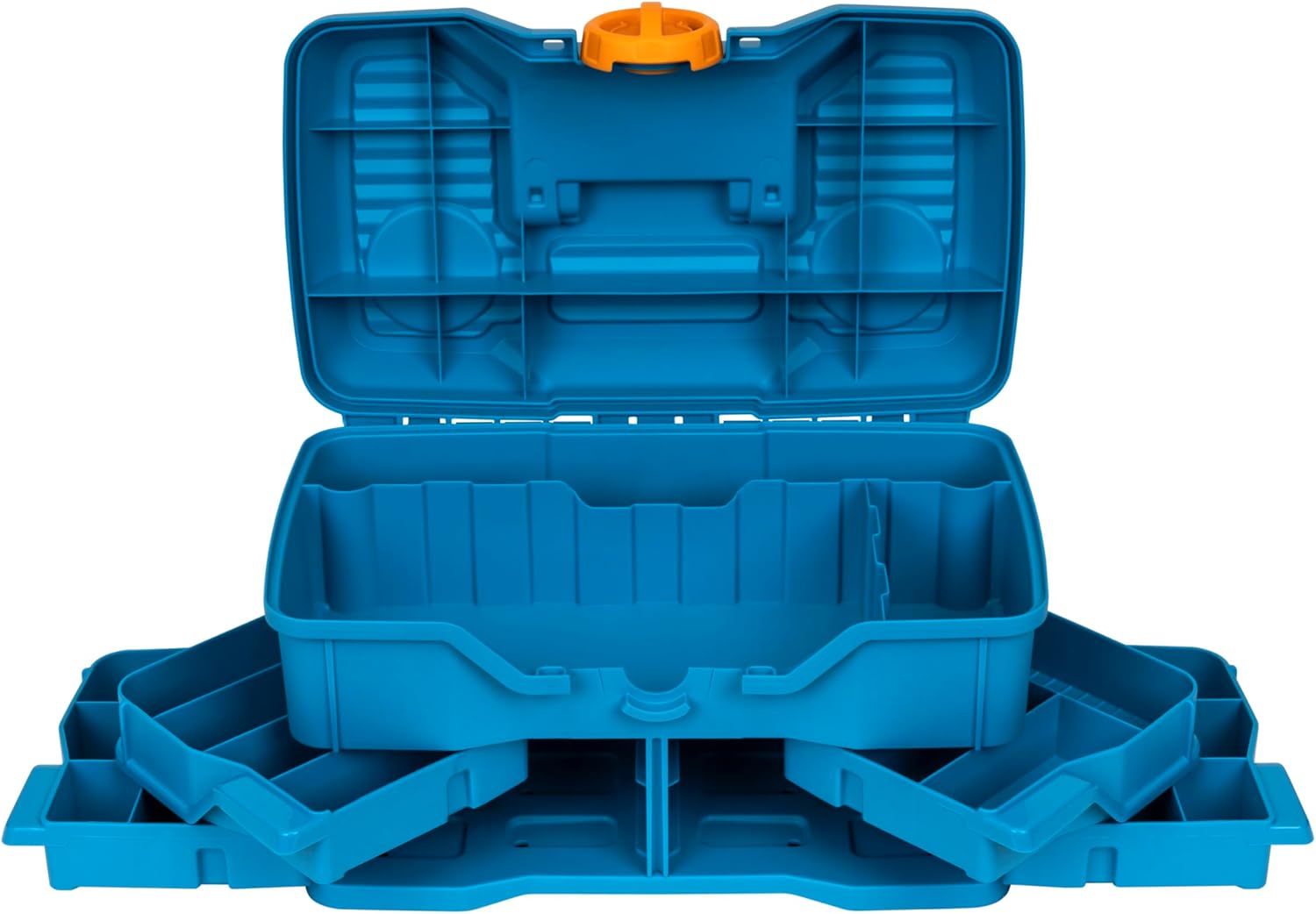 Flambeau Outdoors NextGen 4/0 M Tackle Box 4 Pivot Trays 23 Slots, Blue