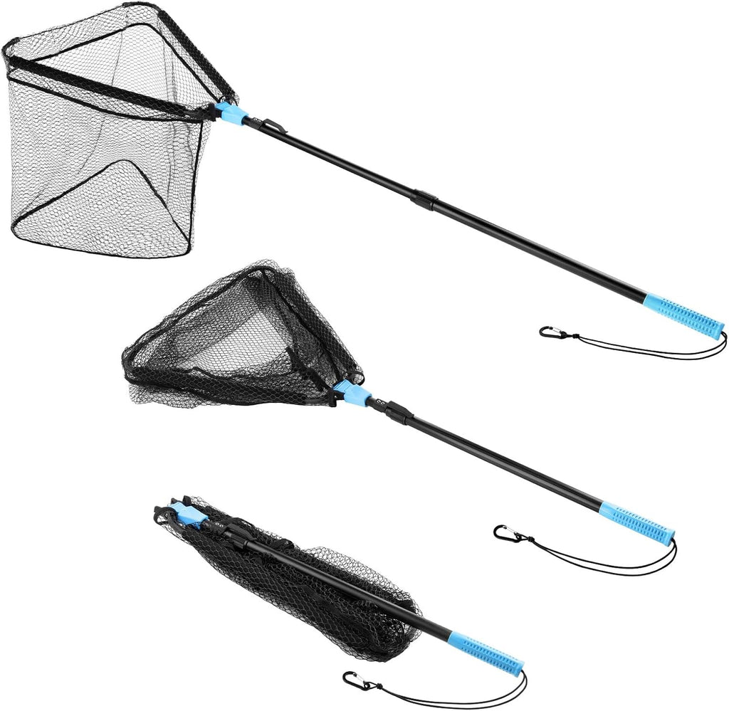 Calamus Triangle Fishing Net with Non-Slip Elastomer Handle