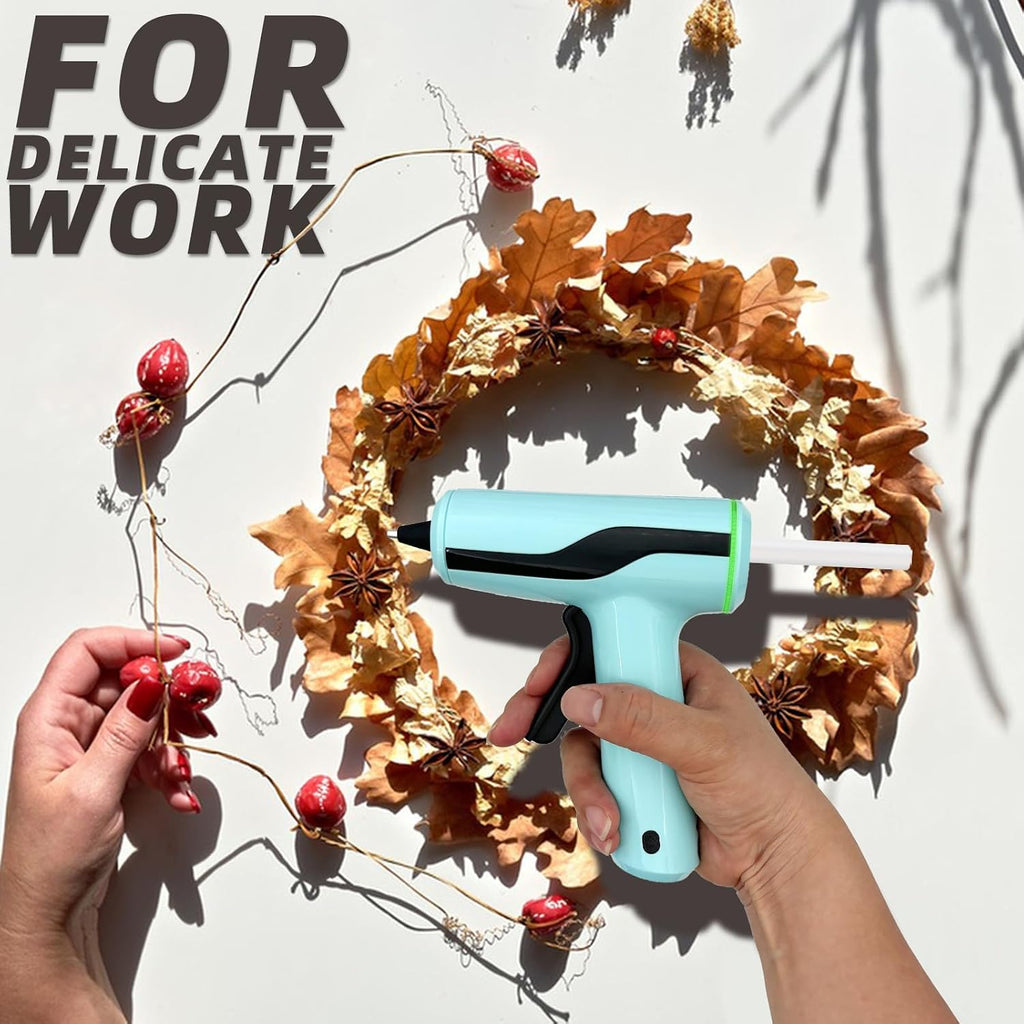 Cordless Hot Glue Gun, Rechargeable Hot Melt Glue Gun 2.2A Built-in Battery