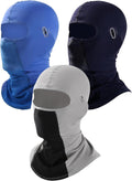 3 Pieces Unisex Ice Silk Mesh Balaclava Ski Mask, Full Cycling Face Cover