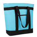 Insulated Reusable Tote Bag for Grocery Shopping for Women/Men, Pizza/Food Delivery Bag to Keep Food Cold/Hot for Commercial Food Transport, Cooler bags for Travel/Beach/Picnic, Blue