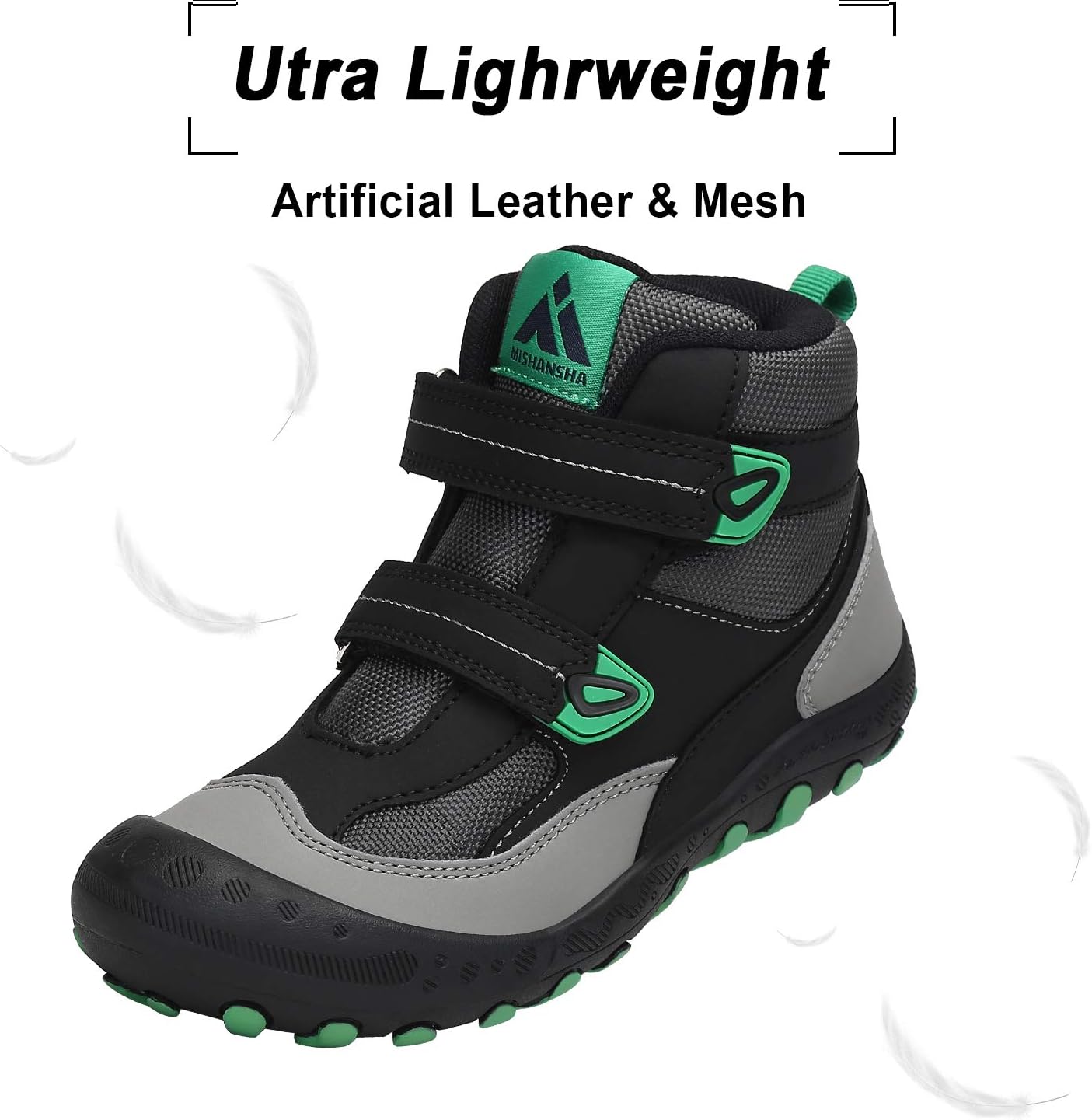 Mishansha Kids Hiking Boots Toddler Boys Girls Hiking Shoes Outdoor Trail