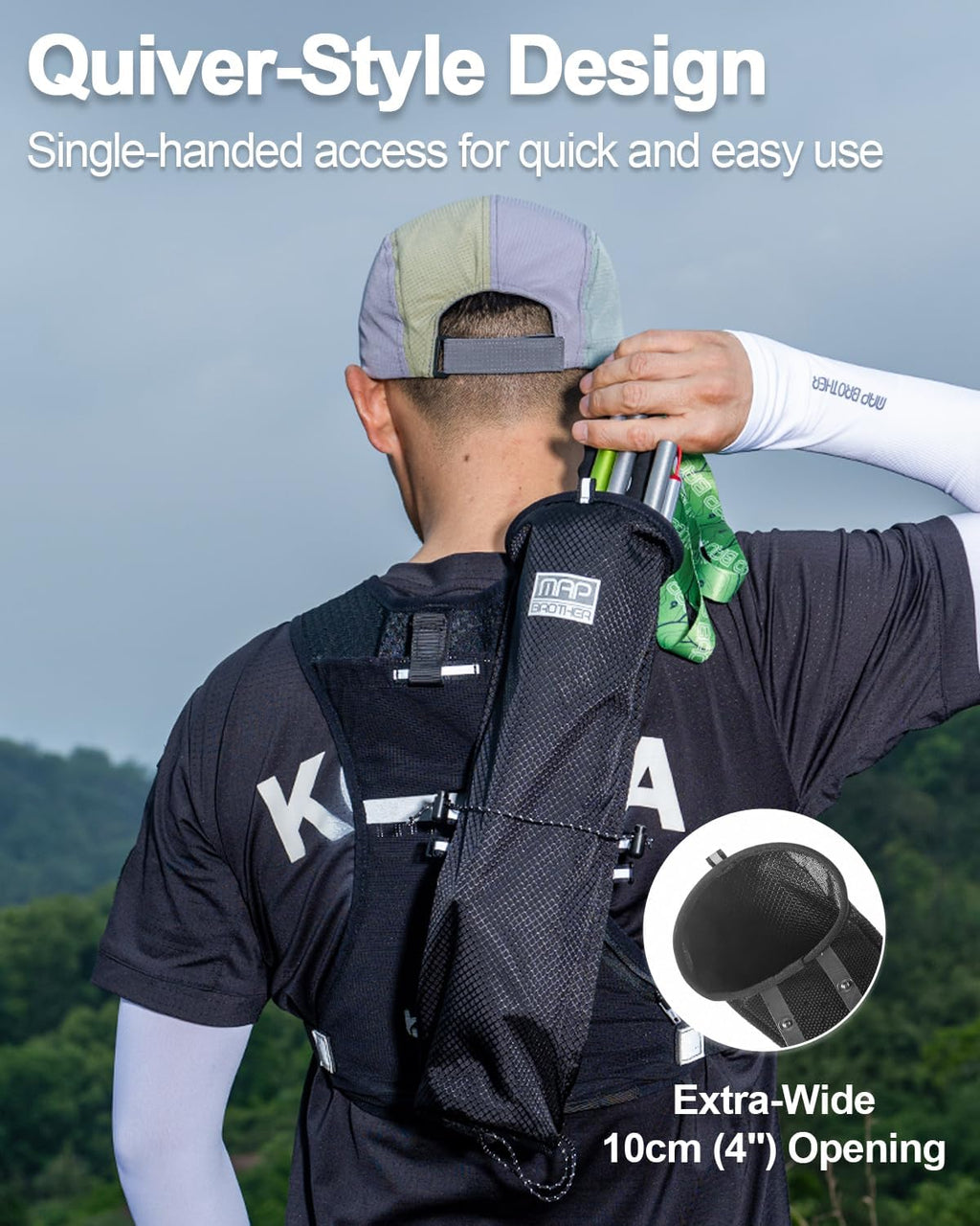 Trekking Poles Carry Bag, Waterproof & Lightweight Hiking Poles Storage Bag, Portable storage bag for trekking poles