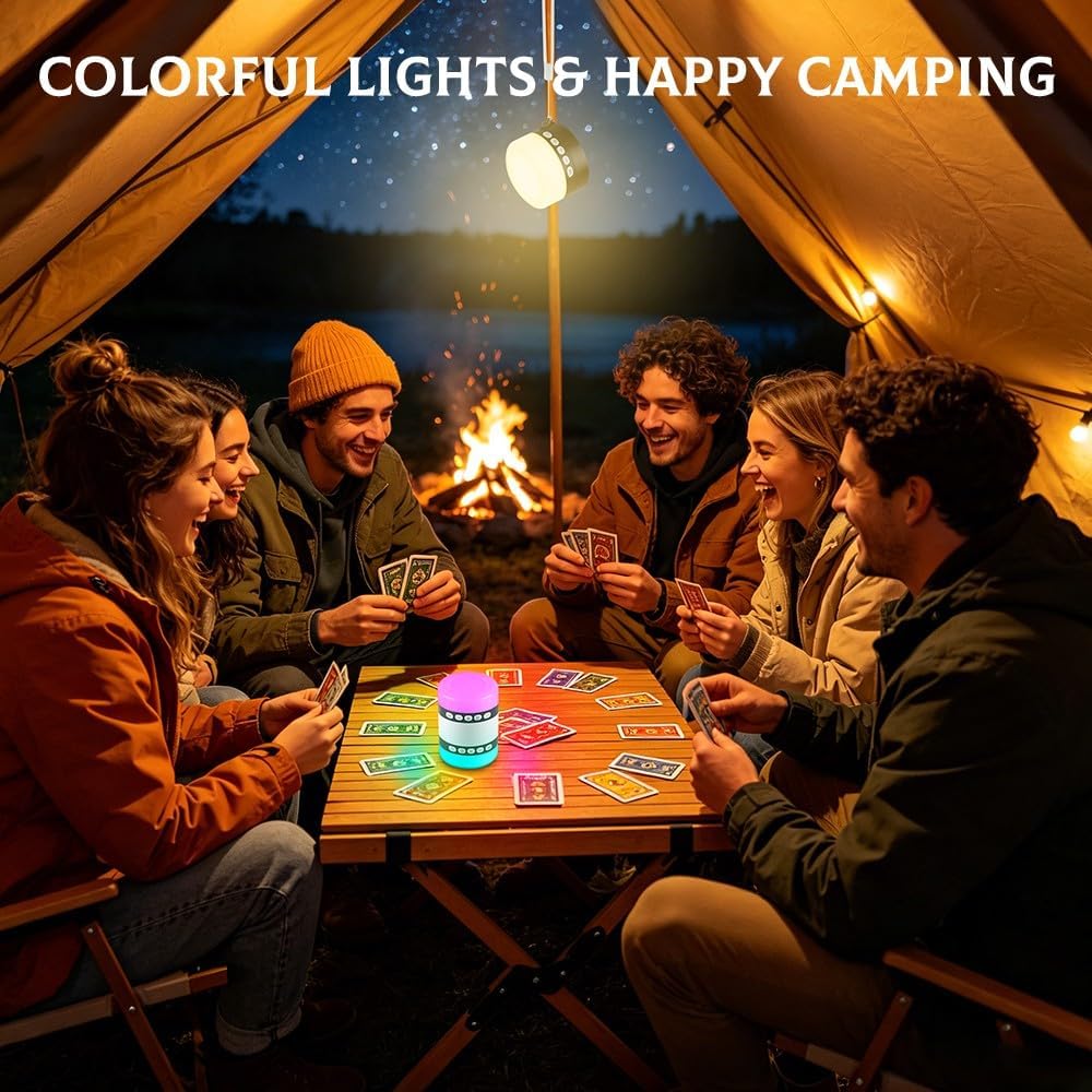 Dual Camping Lantern & Night Light Super Bright LED Camping Light