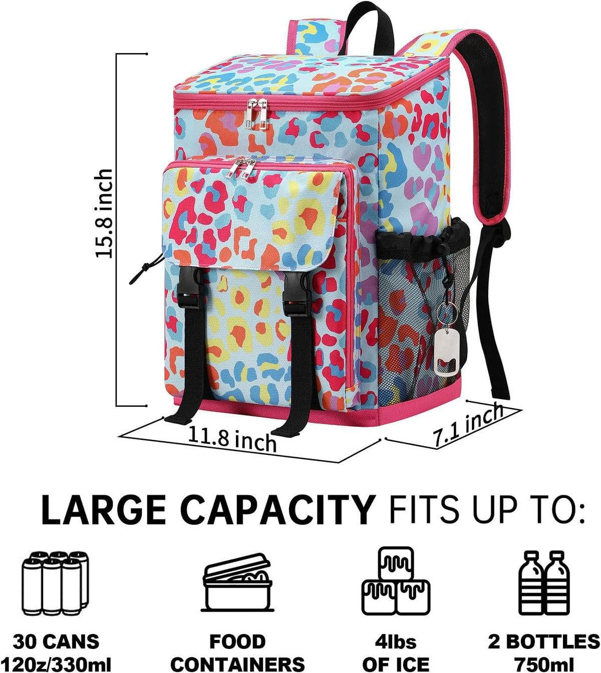 DYSHAYEN Cooler Backpack, 30 Cans