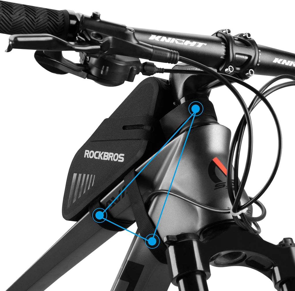 ROCKBROS Bike Seat Bag Waterproof Bicycle Saddle Bag 0.6L Bike Frame Bag