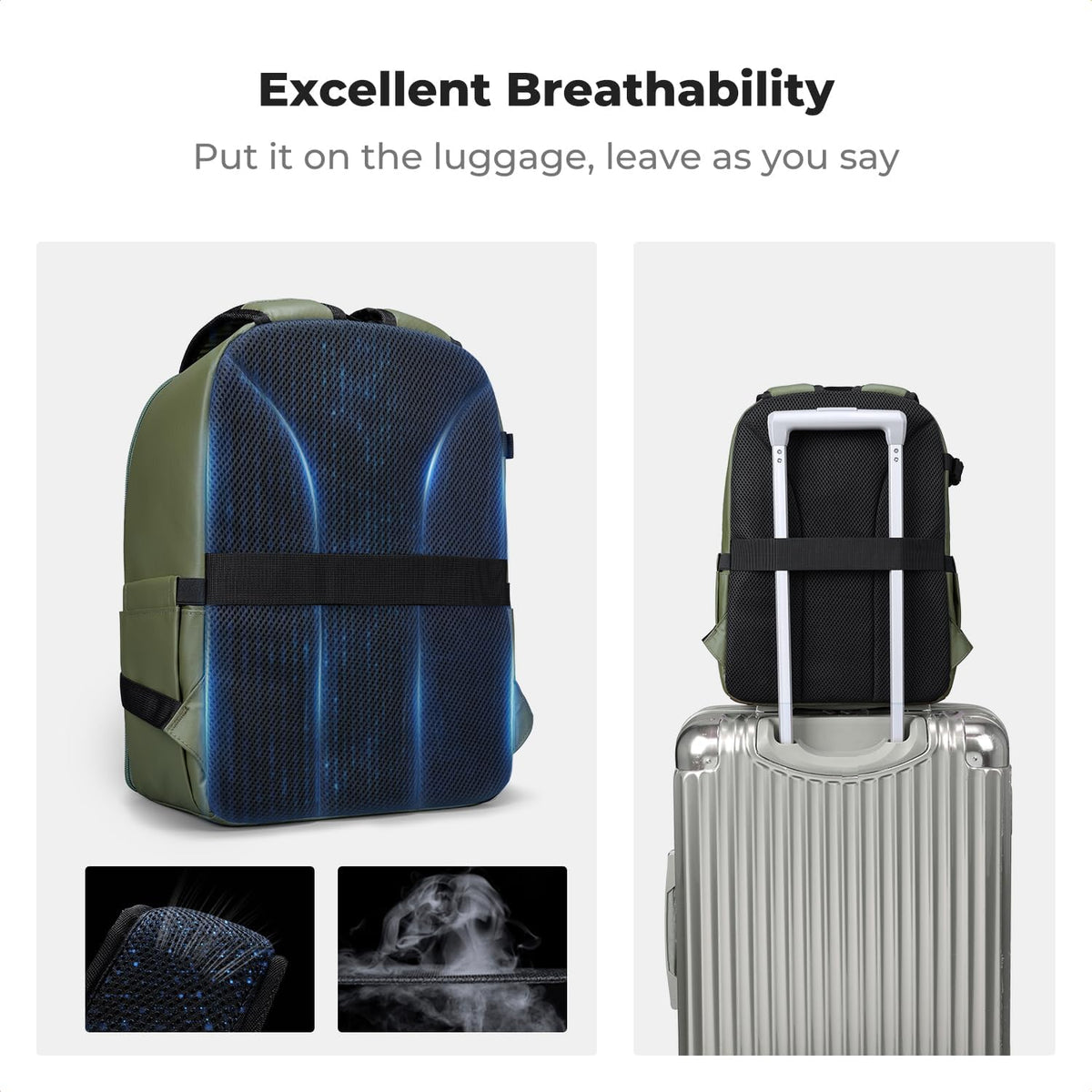 K&F CONCEPT Camera Backpack, DSLR/SLR/Mirrorless Photography Camera Bag