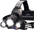 DanForce Headlamp. USB Rechargeable LED Head Lamp. Ultra Bright LUMINUS 1080 Lumen Headlamp Flashlight + Red Light. HeadLamps for Adults, Camping, Outdoors & Hard Hat Light. Zoomable IPX54 Headligh