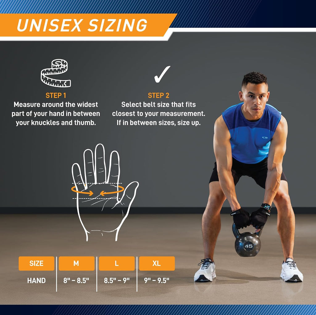 MARCY Apex Leather Padded Workout Gloves with Pull Tabs for Men & Women – Durable, Breathable & Adjustable for Weightlifting, Cycling, Gym & Training – Enhanced Grip & Palm Protection