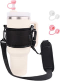 LUCKINEE Tumbler Holder with Strap Water Bottle Holder with Strap Handle