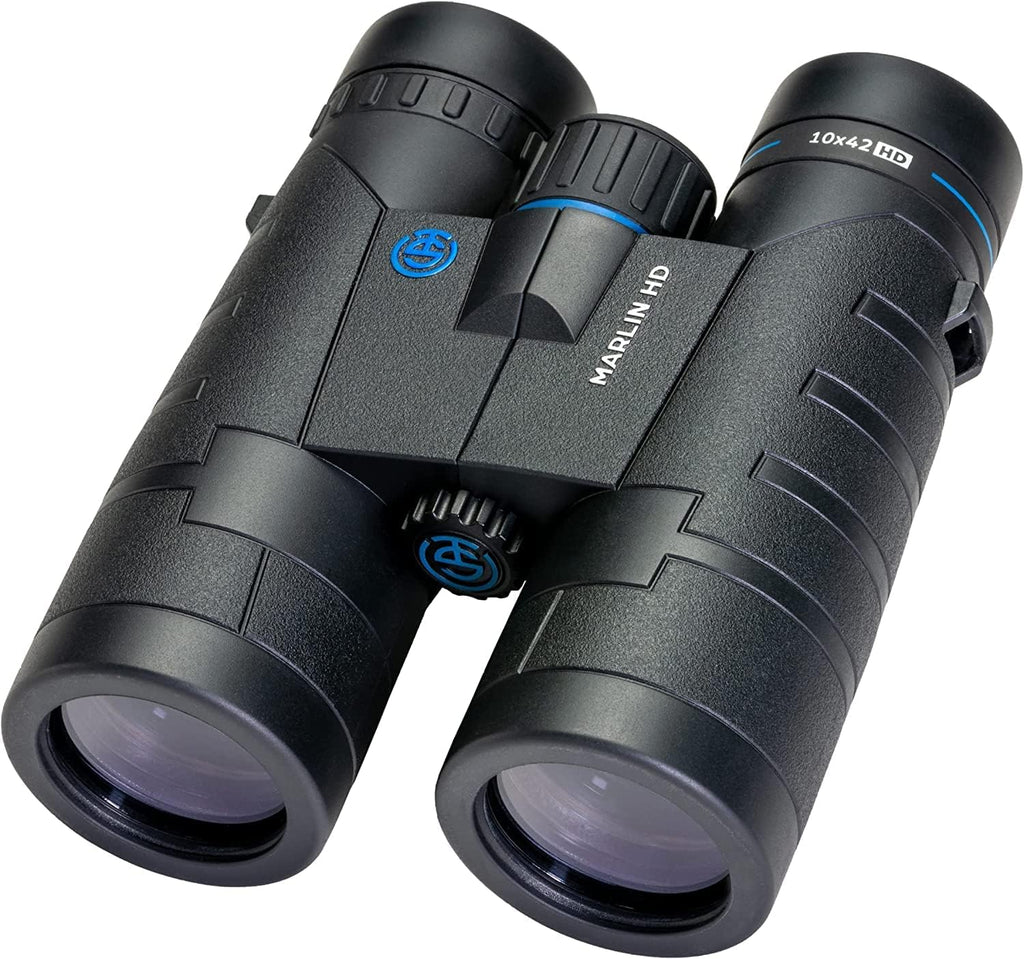 TSO Marlin HD 10x42 Bird Watching Binoculars for Adults, HD Glass, Multi-Coated Optics, Long Eye Relief, Waterproof, Fogproof & Fully Sealed Binoculars for Wildlife Viewing, Hunting, Hiking & Travel
