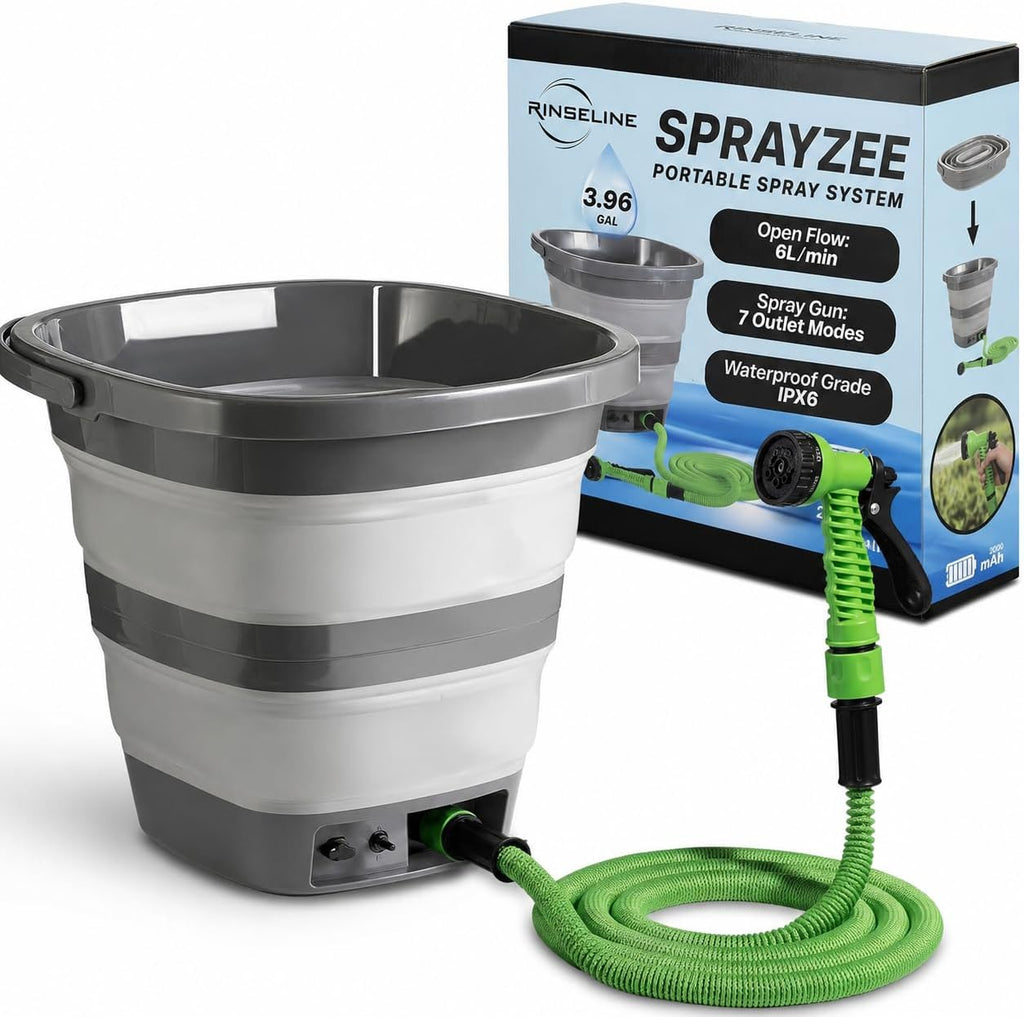 Portable Spray System & Camping Shower | Battery Powered