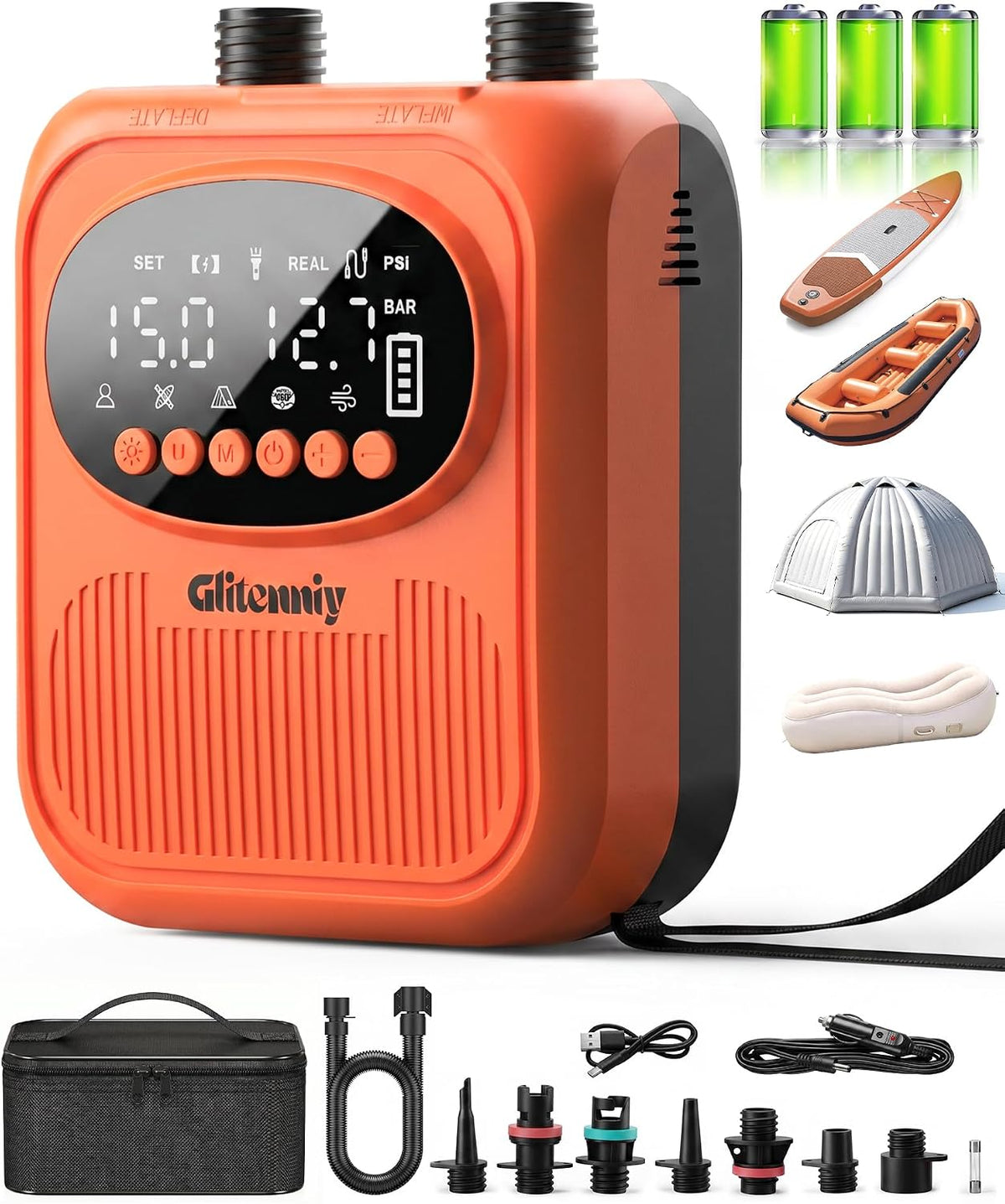 Paddle Board Electric Pump 13500mAh SUP Pump for Paddleboard